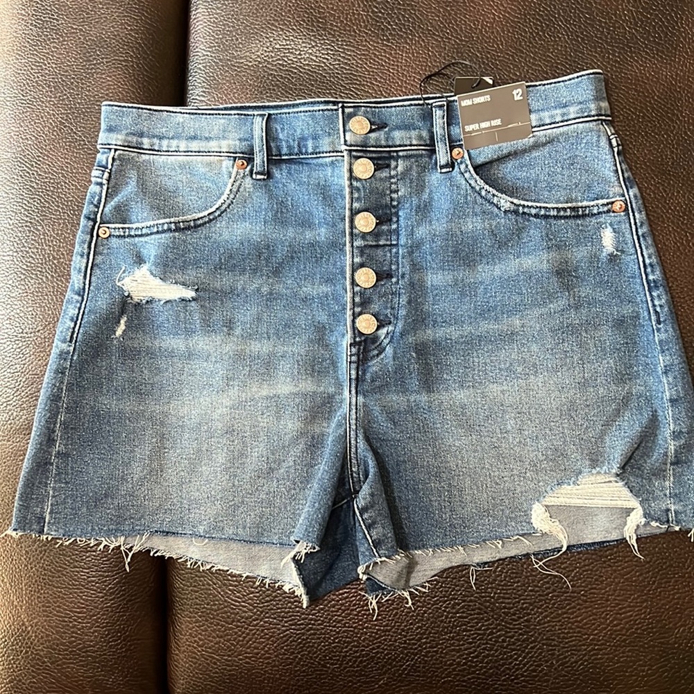 Express Super High Rise Mom Shorts size 12